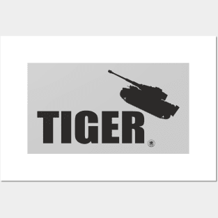 The Tiger tank kind of jumps Posters and Art